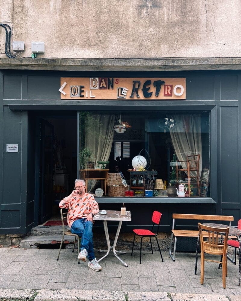 Koffie bij Les Trois Cuillères