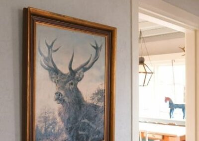 Vakantiehuis met zelfgemaakte meubels