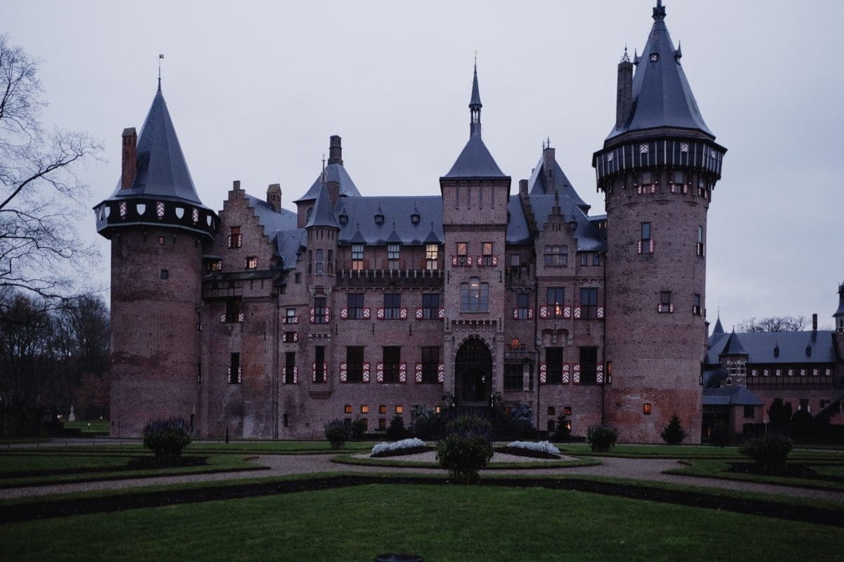 Kasteel de Haar in de winter