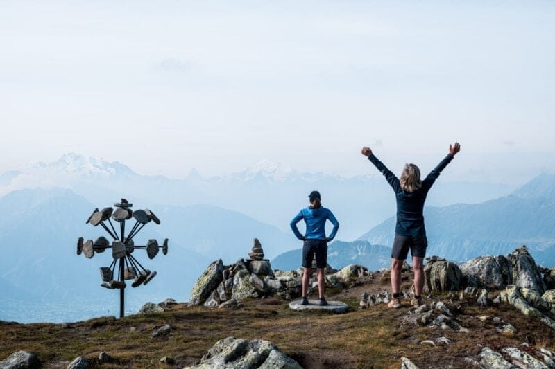 Uitzicht op de Matterhorn en oog in oog met de smeltende bodem van de Aletschgletsjer
