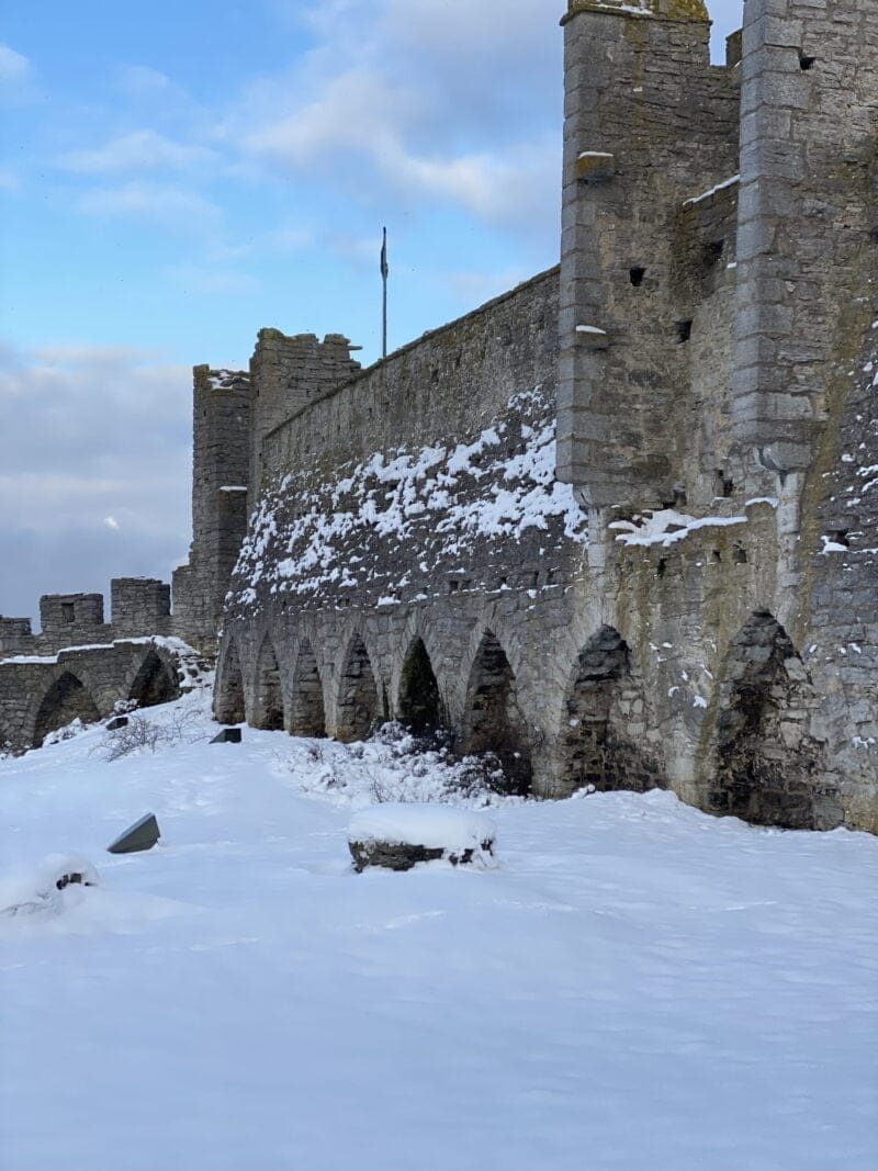 De vestingsmuren van Visby