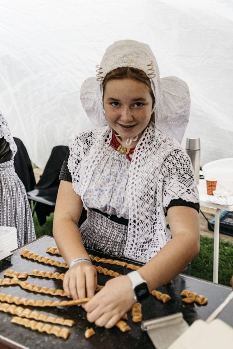 De historische markt in Veere
