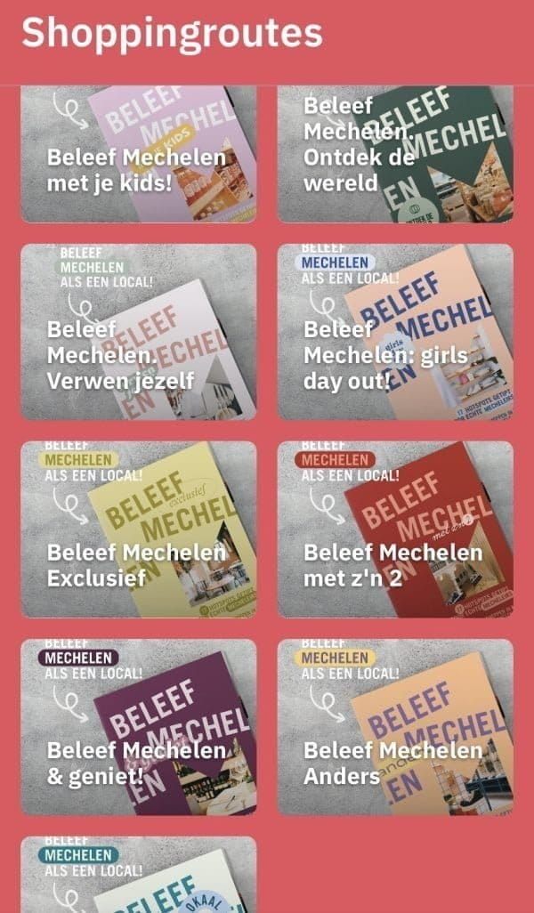 Shoppingroutes in Mechelen